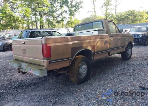1987 Ford F250 from USA, damaged, VIN 1FTHF25H9HNA20533